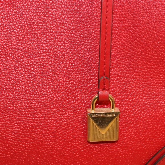 Lipstick Red Michael Kors Tote Bag - Picture 6 of 13